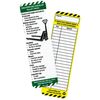 Pallet Truck Tag Insert, English, 50x164mm, DAILY/PRE-USE CHECKLIST PALLET TRUCK, 10 Piece / Pack